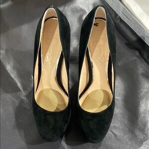 Jessica Simpson Black Suede Women's Heels